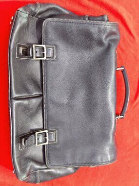 Authentic Coach 6455 Thompson Executive Leather Briefcase